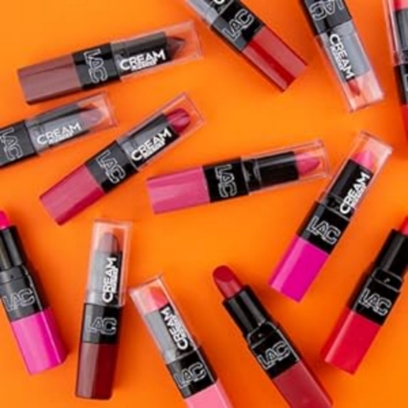 *3/15* NEW L.A. Colors Cream Lipstick Candied CML487 Red - Picture 4 of 6